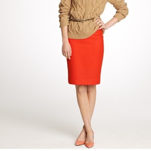 J. Crew Wool blend pencil skirt