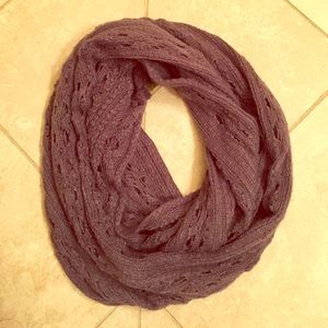 Heather gray infinity scarf