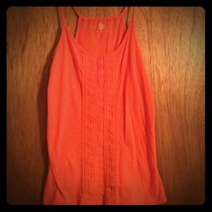 Orange tank top