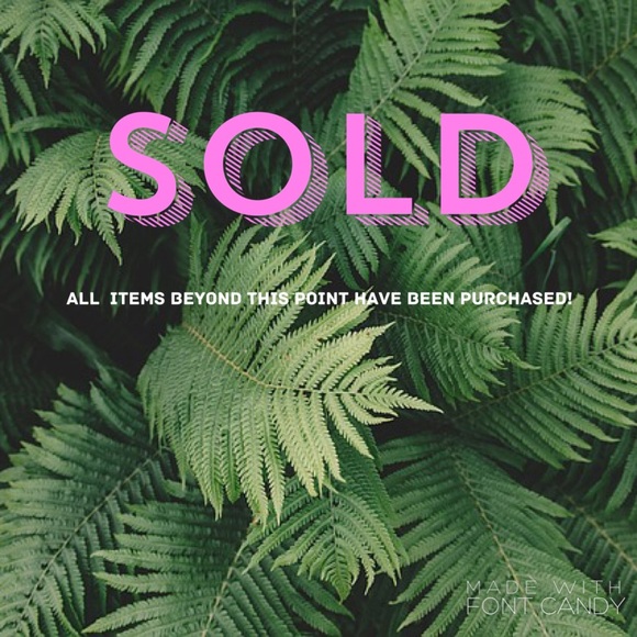 All items below this listing have been sold 😊 - Picture 1 of 1