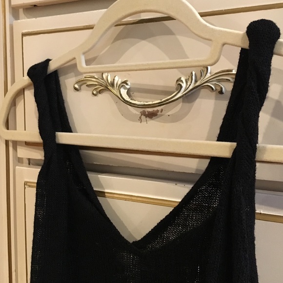 LnA twisted strap black sweater tank MED - Picture 3 of 3