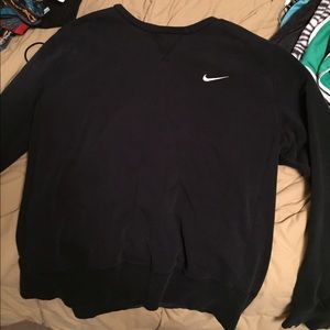 Navy blue men's sweatshirt