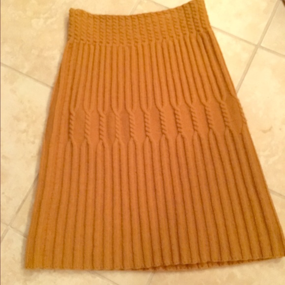Anthropologie wool blend pencil skirt