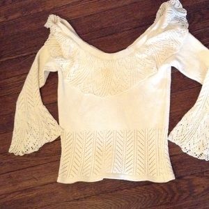 ELARIS vintage knit top. Small. Beautiful