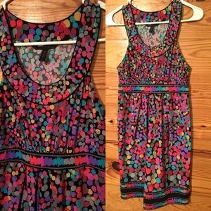 Bcbg - Colorful Polka dot dress!