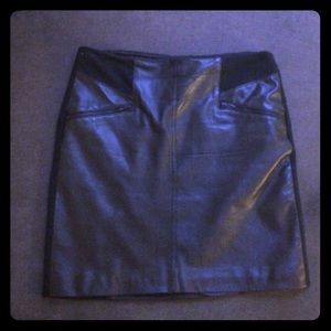 Theory leather skirt