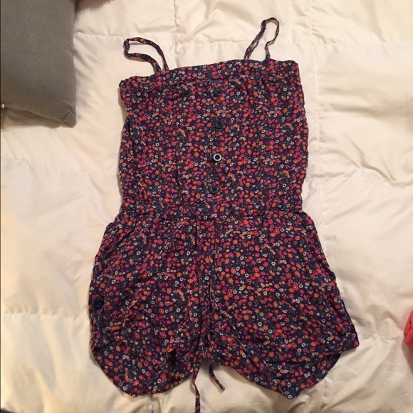 Forever 21 floral romper