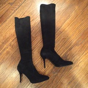 Stuart Weitzman Suede 3 inch high heel boots