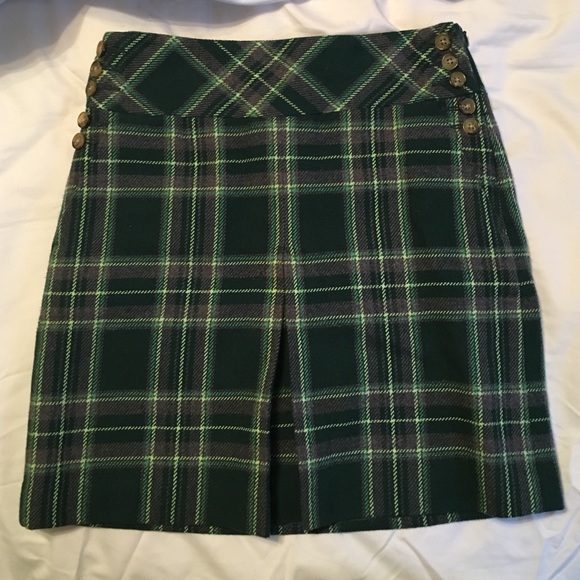 Ann Taylor Plaid Mini Skirt 00P