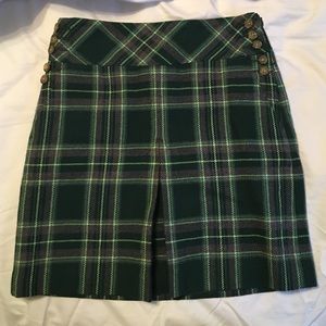 Ann Taylor Plaid Mini Skirt 00P