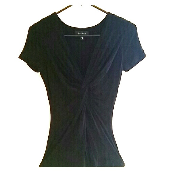 Short sleeve v-neck blouse