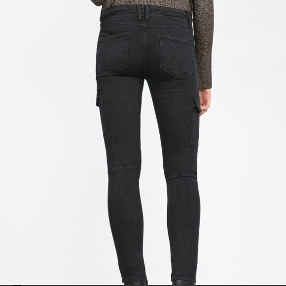 Sold Zara Women Cargo Jeans - Picture 4 of 4