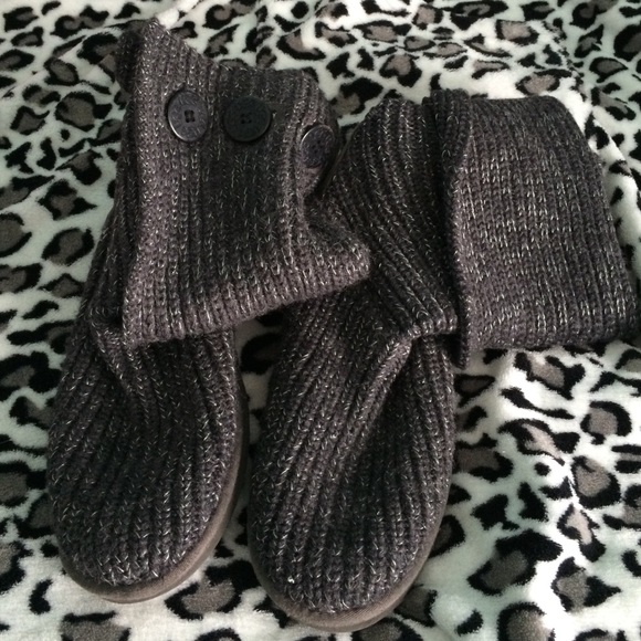 Grey Glitter Sweater Uggs
