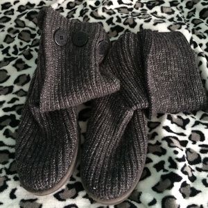 Grey Glitter Sweater Uggs