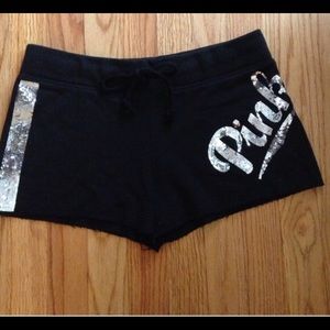 XS Pink Fleece Shorts