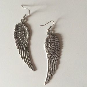 Angel Wing Feather Earrings