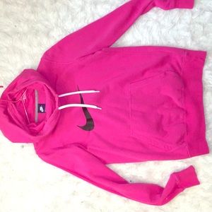 PINK NIKE HOODIE