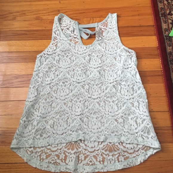 Women's Lace tank top blouse - Picture 1 of 3