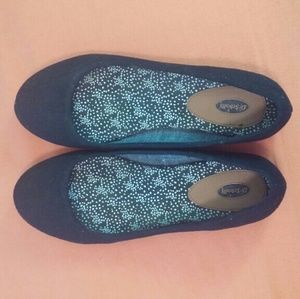 Black ballet flats sz 9.5