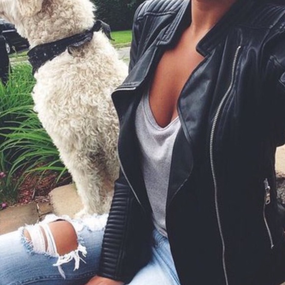Zara trafa Leather Jacket - Picture 1 of 3