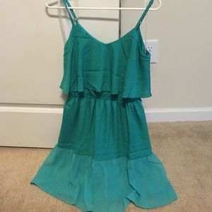Delia's green summer dress
