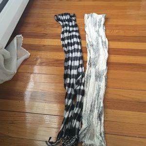 Bundle- 2 women's thin scarfs