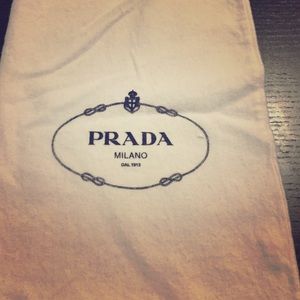Authentic Prada dust bag