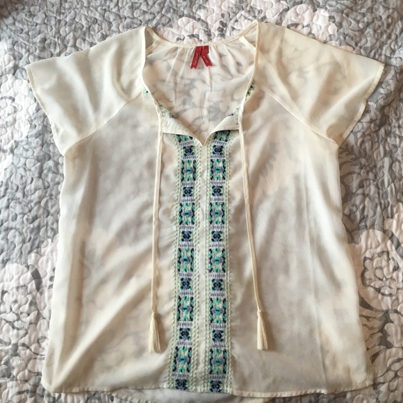 Cute sheer top