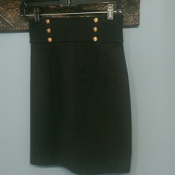 Express black pencil skirt