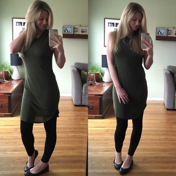 RESERVED SALE Olive Green Tunic - Picture 2 of 4