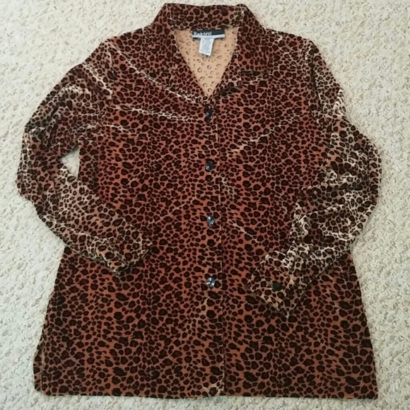 Vintage Tops - Vintage velour shirt