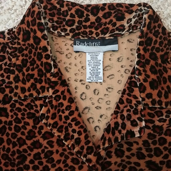 Vintage velour shirt - Picture 3 of 4