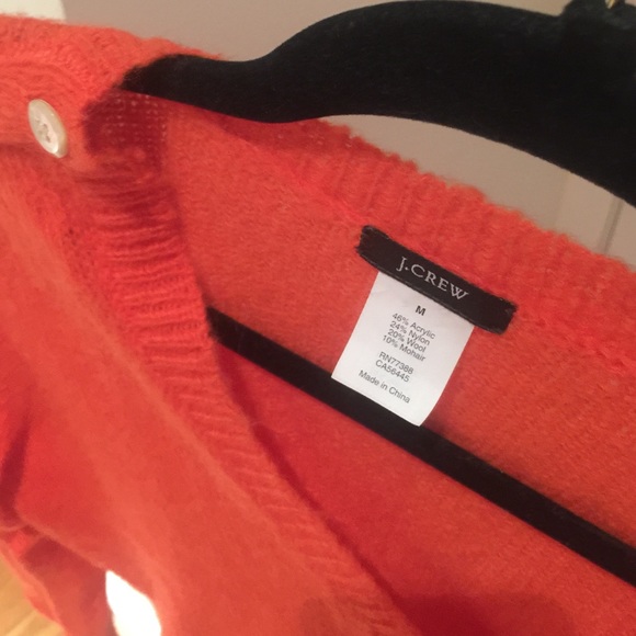 J. Crew Orange Wool Sweater - Picture 2 of 4