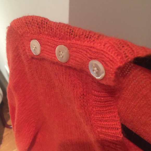 J. Crew Orange Wool Sweater - Picture 3 of 4