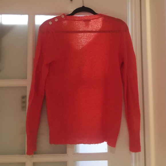 J. Crew Orange Wool Sweater - Picture 4 of 4