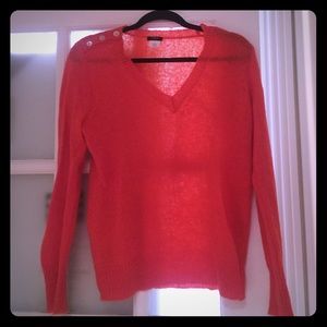 J. Crew Orange Wool Sweater