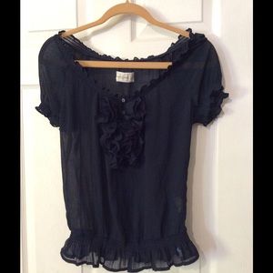 Abercrombie sheer blouse