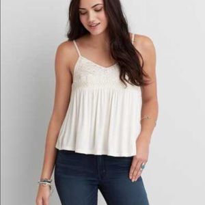 NWT American Eagle flowy peasant tank
