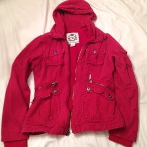 Red jacket