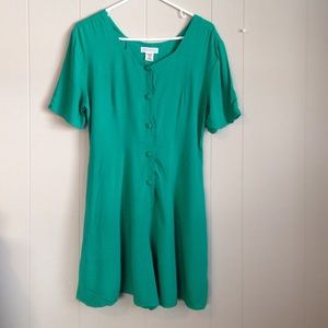 Express skort dress, green, vintage