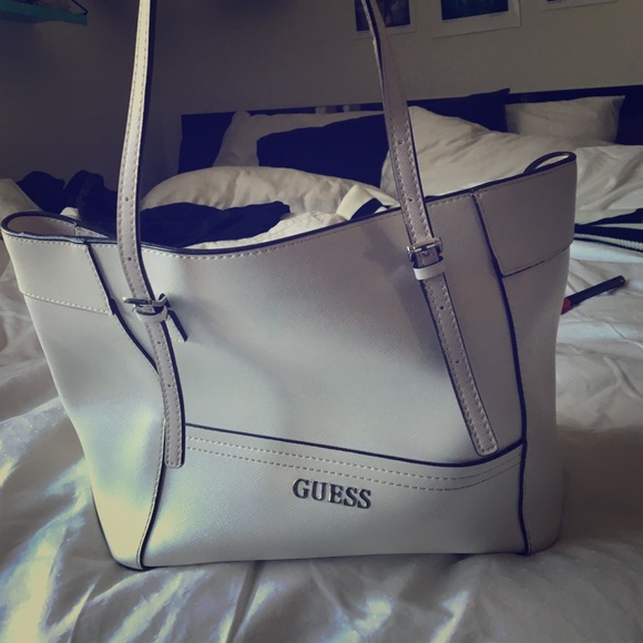 Guess White Bag