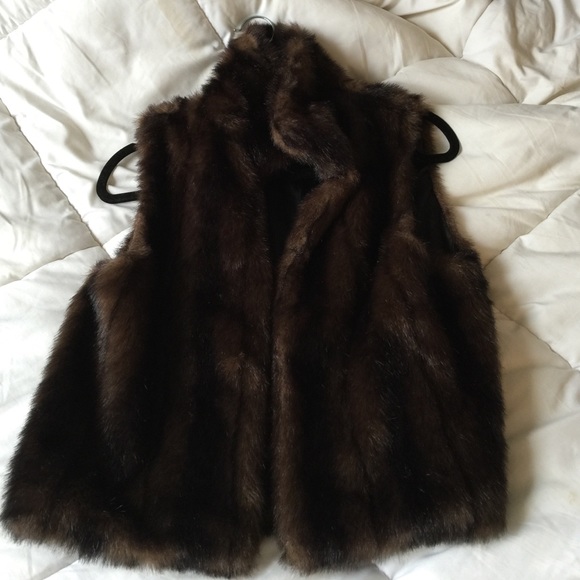 Fur vest from Nordstrom