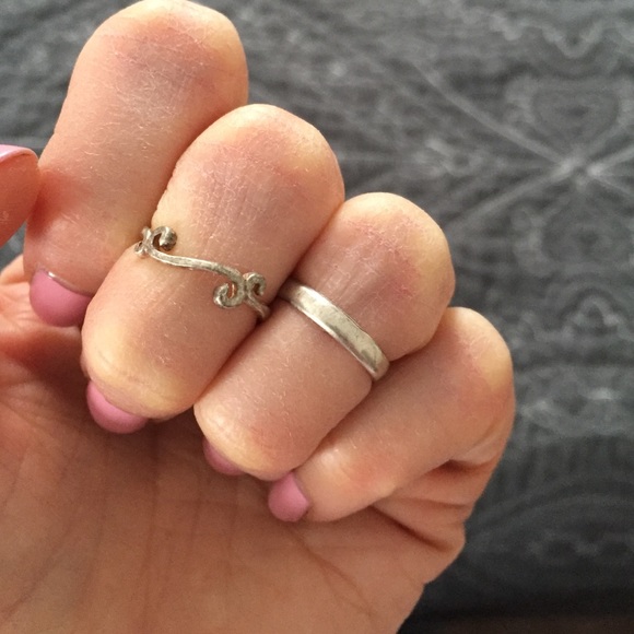 Adjustable toe rings in sterling silver