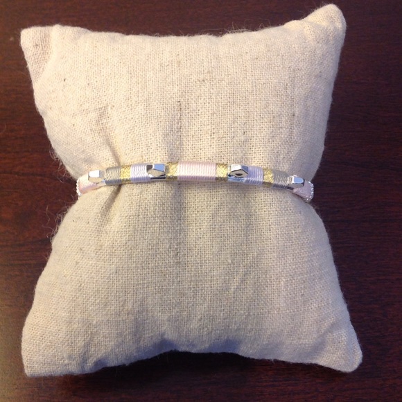 Stella & Dot Colorblock Cuff - blush