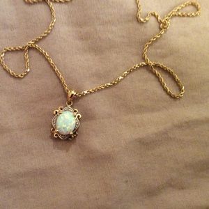 Opal necklace