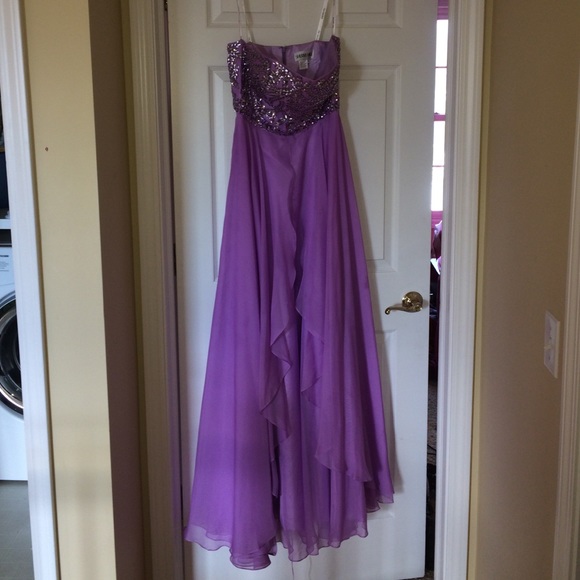 Purple, Size 10, Floor Length, Hoco/Prom Dress - Picture 2 of 4