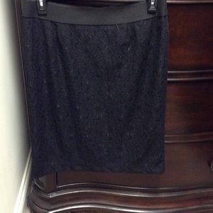 Alfani Black Lace Pencil Skirt