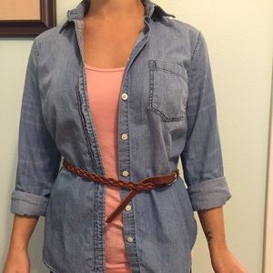 J Crew Chambray Button Down