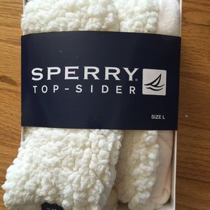 NIB Sperry Top-Sider Sherpa Cuff Boot Liner