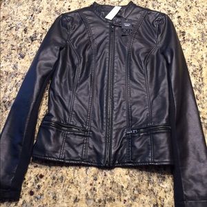 Black pleather jacket